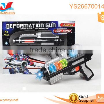 2016 Electronic gun toy powerful gun black plastic gun