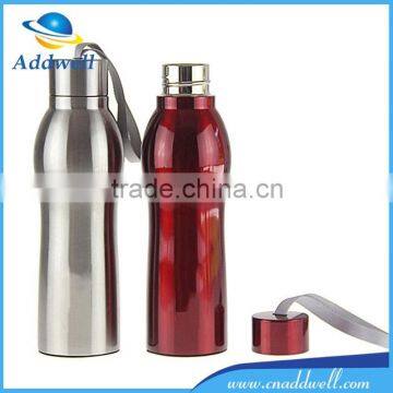 Outdoor travel sport leakproof stainless steel beer bottle