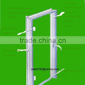 knocked down packing steel door frame,double/single rebate frame series,Door Frame Guangzhou