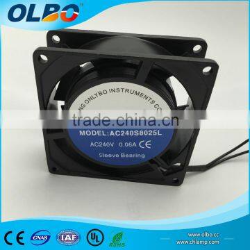 Axial Fans 80mm AC Fan 8025 80x80x25 220V240V AC Windor Fan Cooling with CE/RoHS Approved