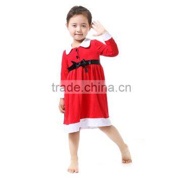 christmas design Manufaturer Wholesale good quality lovely red baby girl party dress