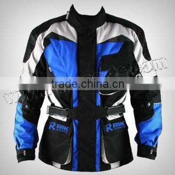 Men Motorbike Multi Colors Cordura Jacket Made of 100% Polyester 600D, Inside waterproof & Breathable fabric