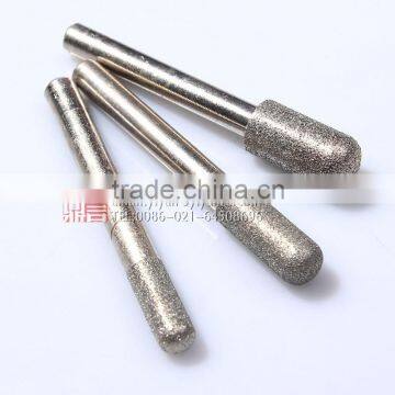 YIYAN Diamond Coated Cylinder Head Mounted Points Grinding Bit