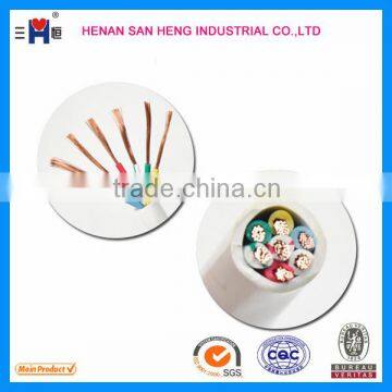 450/750V KVV 0.75~ 2mm2 copper screened PVC insulated and sheathed Low voltage control cable