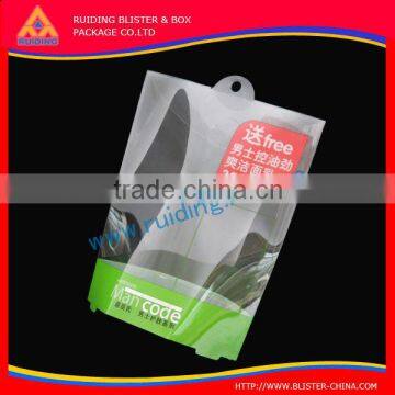 supplies durable Professional design printing plastic box packging with soft lines