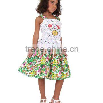 Floral Embroider Designer Frock for Girls
