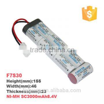 Good Quality High Performance F7S30 Ni-MH SC 3000mAh 8.4V Rechargeable Battery Pack