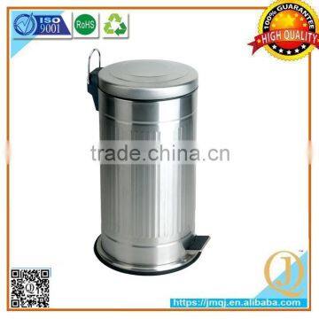 30L Stainless steel double wall car trash bin with inner barrel for sale