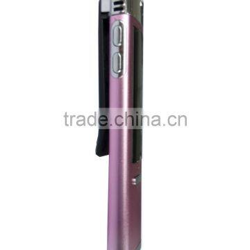 Black OLED Screen Fashion Design 160maH Lithium Battery Digital Pen Voice Recorder With Clamp GC-F1