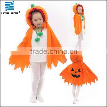 Halloween Pumpkin Cape With Hat for kids C001