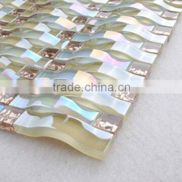 GT004 China Glass Tile Mosaic Floor Pattern Mural photo-3