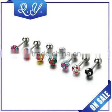 Girl Earring Cute Design Mixed Color Cheap Crystal Gift Items Ear Studs for Girls