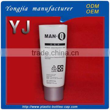 PE cosmetic package container plastic hotel shampoo tube with screw cap