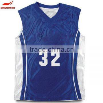 Quick dry China custom wholesale blank basketball jerseys