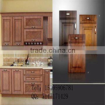 Latest Wood Lines Kitchen Cabinets in Pvc Membrane in 2015 photo-2