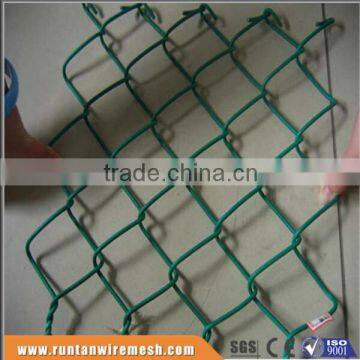 ISO9001 anping high quality hot dipped galvanized and pvc coated chain link fence prices (Trade Assurance)