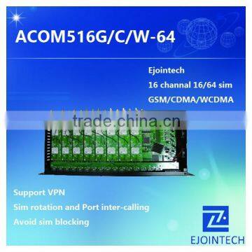 2014 Hot Sale! 16 Channels 64 SIM Voip Gsm Gateway