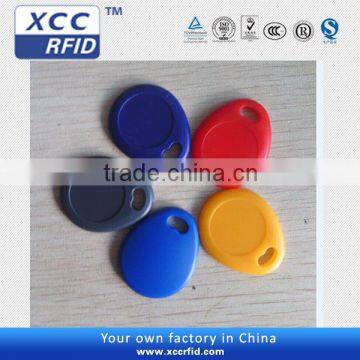 Waterproof ISO standard ABS Material Printable RFID Key Tag