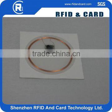 125khz TK4100 ID card round rfid sticker with adhesive