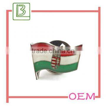 enamel metal national flag pin badge