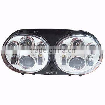 Wholesale 5.75 Inch Harley Double Led Motorcycle Headlights 5 3/4 Inch Daymaker H13 H4 Motorcycle Led Projector Headlights photo-4