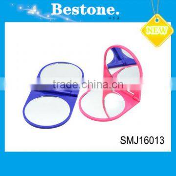 Mixed Colors Round Shape Plastic Personallized Folding Pocket Mirror photo-4