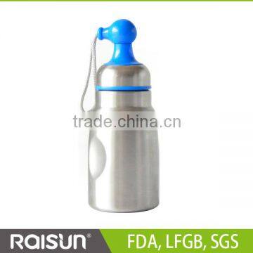 Eco-friendly 18/8 wall stainless steel measuring sports bottle