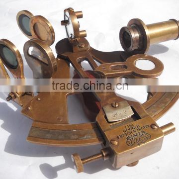 Kalvin & Hughes london 1917 Nautical sextant/nautical instruments/brass sextant/antique sextant