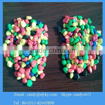 Dyed Colored Gravel Stone Sand for Decoration photo-2