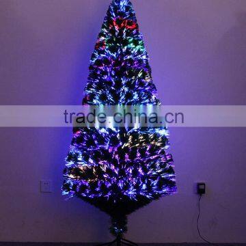 Promotion! 210cm cheap fiber optical tree,factory directly sell Christmas tree