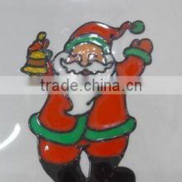 Promotional christmas Santa Claus Window Sticker /door sticker