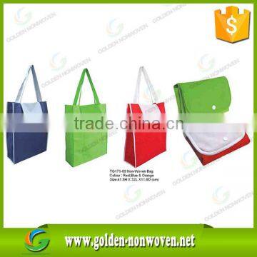 cheap recycled custom printing grocery tote shopping pp non woven bag/non-woven bag foldable supermarket bags