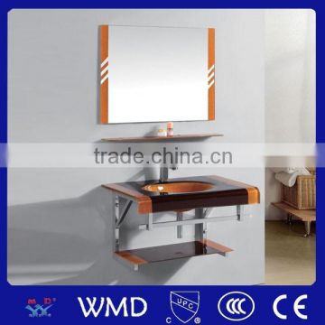 2014 new design rectangular chinese unit standing glass basin