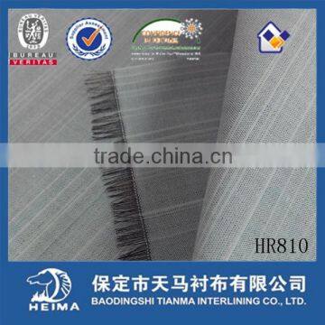high quality horse hair interlining with 40% horstail
