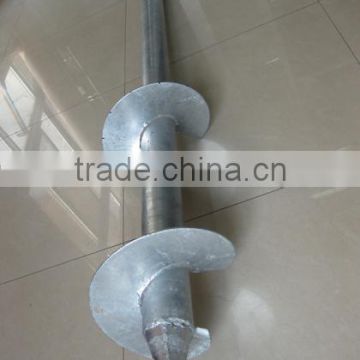 PV system helical Spiral Post Ground Screw Piles for Foundation of Solar Photovoltaic Brackets