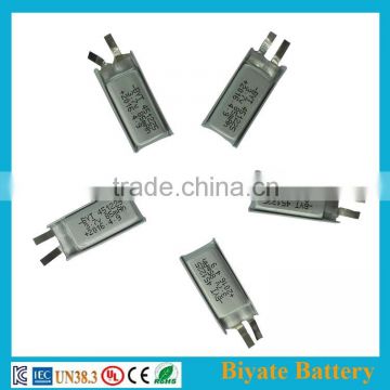 Super small size 3.7v 85mAh rechargeable 3.7v polymer battery