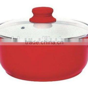 Die Cast Aluminium Ceramic Coating Casserole Pot