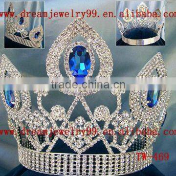 new design rhinestone wedding pageant crown