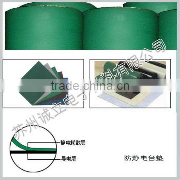 Anti-static PVC green table mat