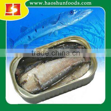 Canned Sardine Fish In Vegetable Oil