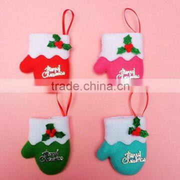 2016 Christmas Socks and Small Gloves Tree Hanging Decoration Sale Supplies photo-5