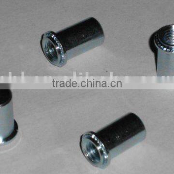 tubular rivet with zinc plating