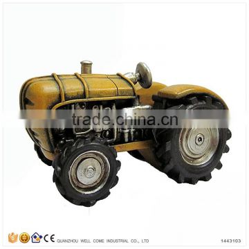 Creative Resin Miniature Tractor Model Money Saving Box