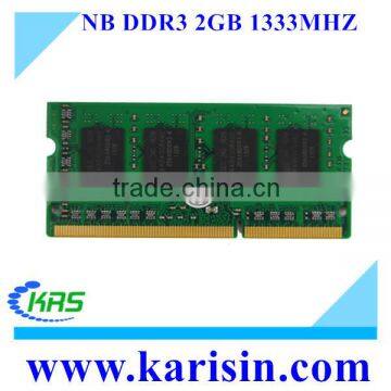 Full compatible SODIMM 204Pins 1gb 2gb ddr 3 ram with original chips