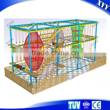 Children Indoor Rope Course Adventure Playground Equipment