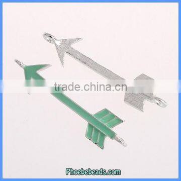 Wholesale Arrow Design Bracelet Accessories Jewelry Findings Connectors OMC-056A