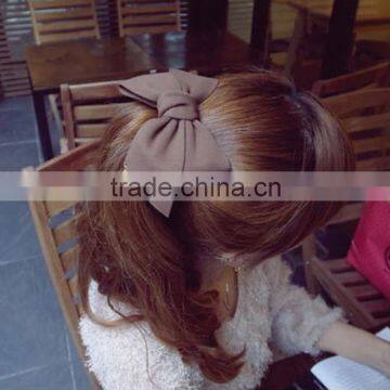 New Fashion Korean Big Bowknot Barrettes Hairclip Girls Hair Accessories for Women Headwear photo-3