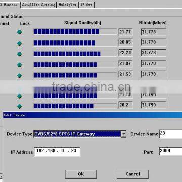 Dvb-s2 to Udp Iptv Gateway(DisEqc/22KHz,8*DVB-S2 Tranponders In,SPTS UDP/multicast/Gigabit Out) photo-5