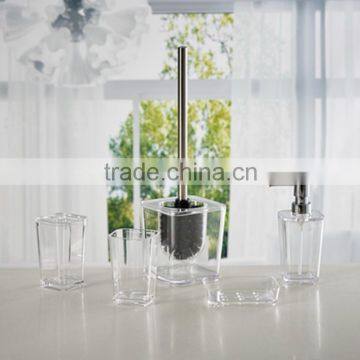 hot selling acrylic Bathroom Accessories Set, 5PCS Bathroom set