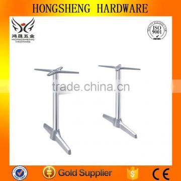 HS-A138 aluminum table base chrome table base granite table bases leg for dinning table